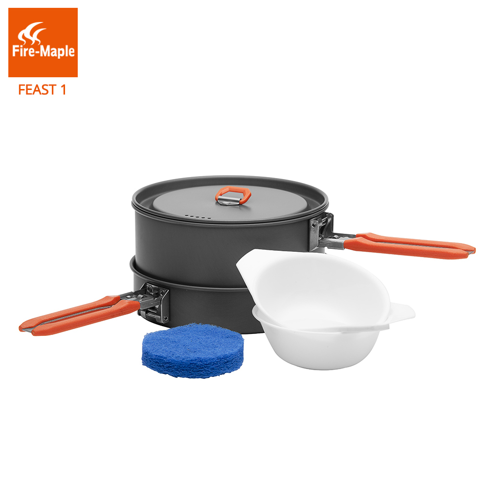 Camping Cooking Container - Ogień Maple święto 1 odkryty menażki