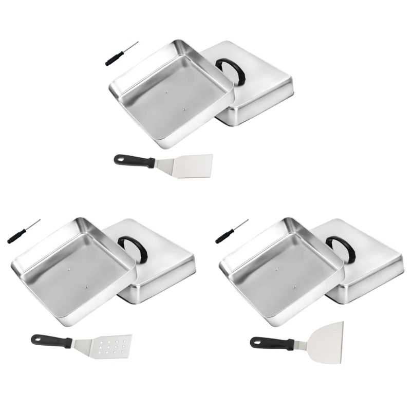 Camping Cooking Flat Top - XX9B Kwadratowa pokrywa z górnym uchwytem