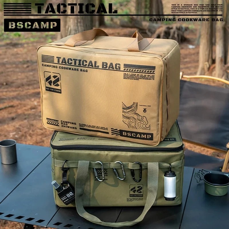Camping Cooking Organizer - Torba taktyczna składana, izolowana, wodoodporna o