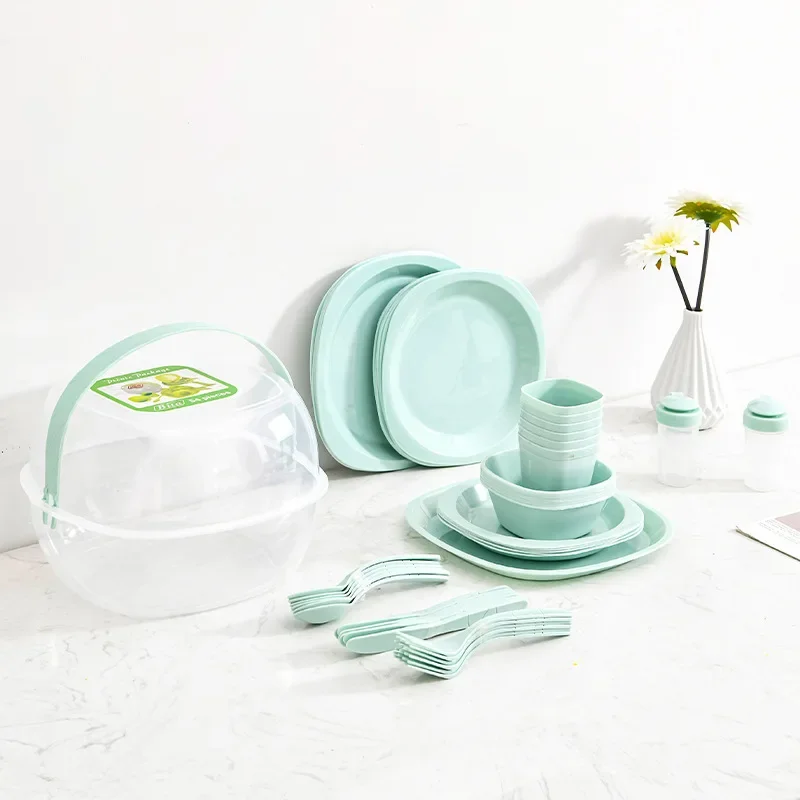 Zestaw przenośnego, plastikowe – Camping Cooking Dining Set recenzja i cena