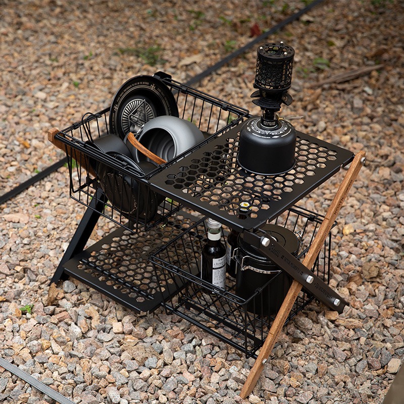 Przenośne Składane Stoły Kempi – Camping Cooking Organizer recenzja i cena