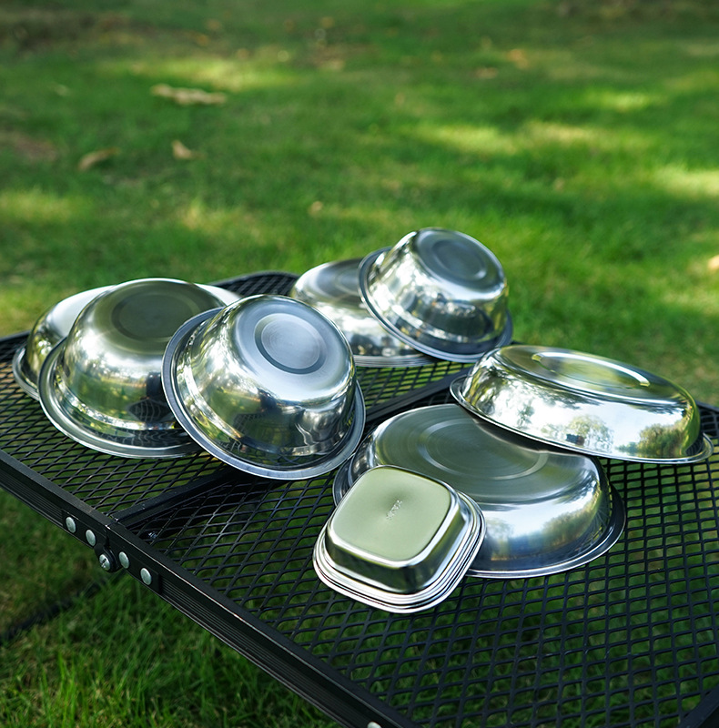 Zestaw przenośnych talerzy obi – Camping Cooking Dining Set recenzja i cena