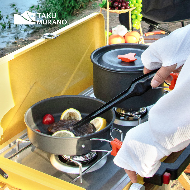 Zestaw naczyń kuchennych do bi – Camping Cooking Organizer recenzja i cena