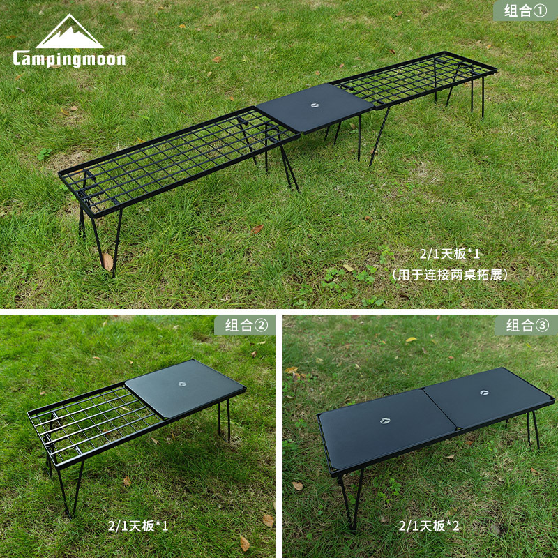 CAMPINGMOON T-229-9BK-2P dwucz – Camping Cooking Table recenzja i cena