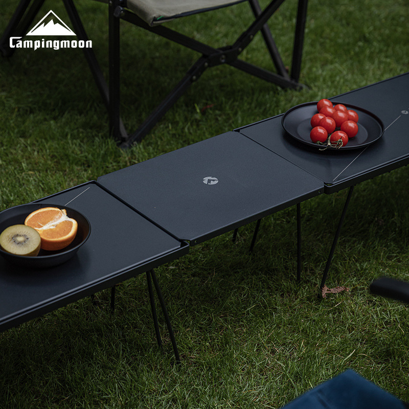 CAMPINGMOON T-229-9BK-2P dwucz – Camping Cooking Table recenzja i cena